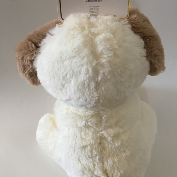 NEW Puppy Super Soft Plush Stuffed Animal with Rattle Baby Gift | Rachel Zoe - Picture 2 of 7